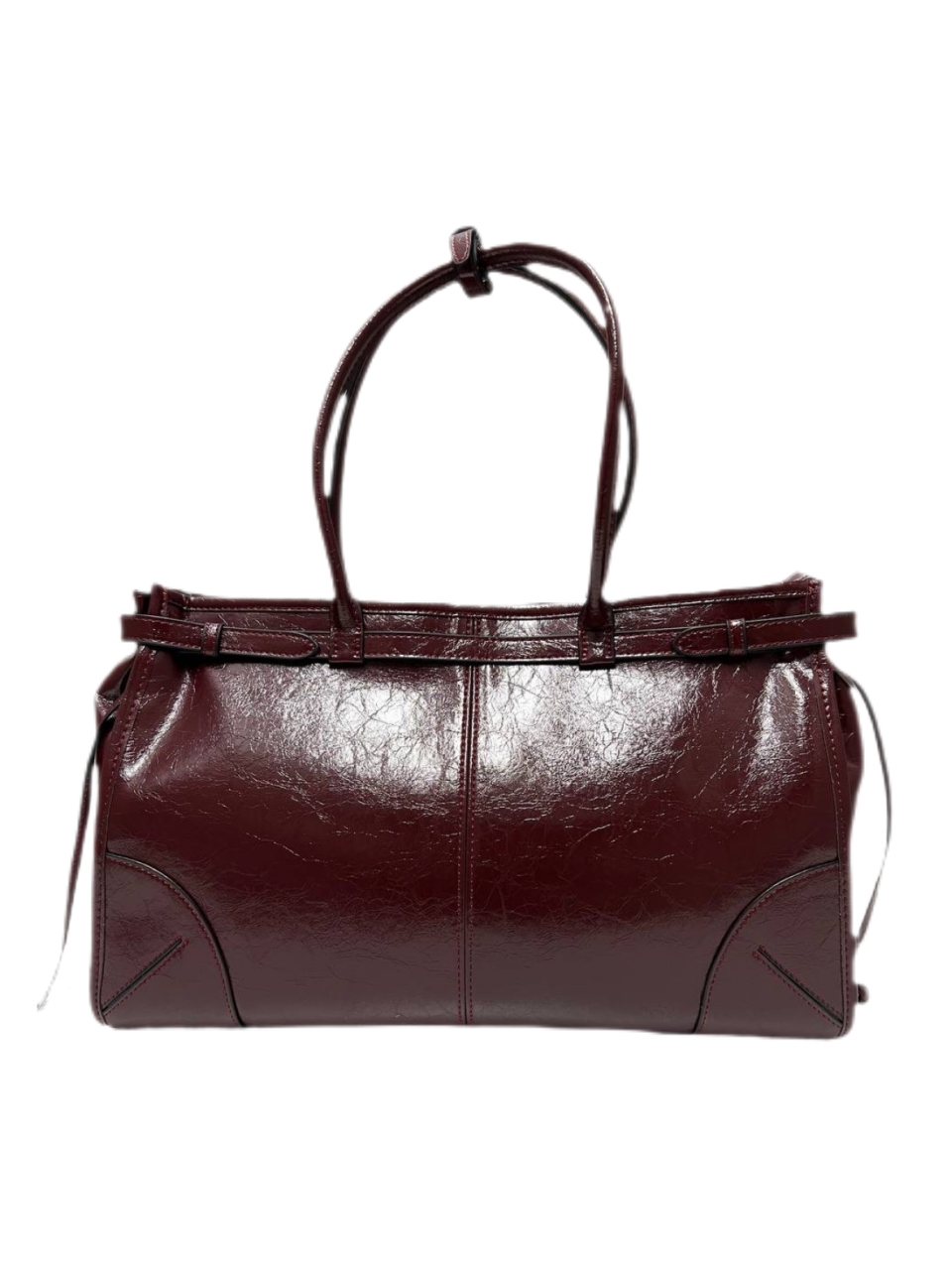 Большая кожаная сумка Prada